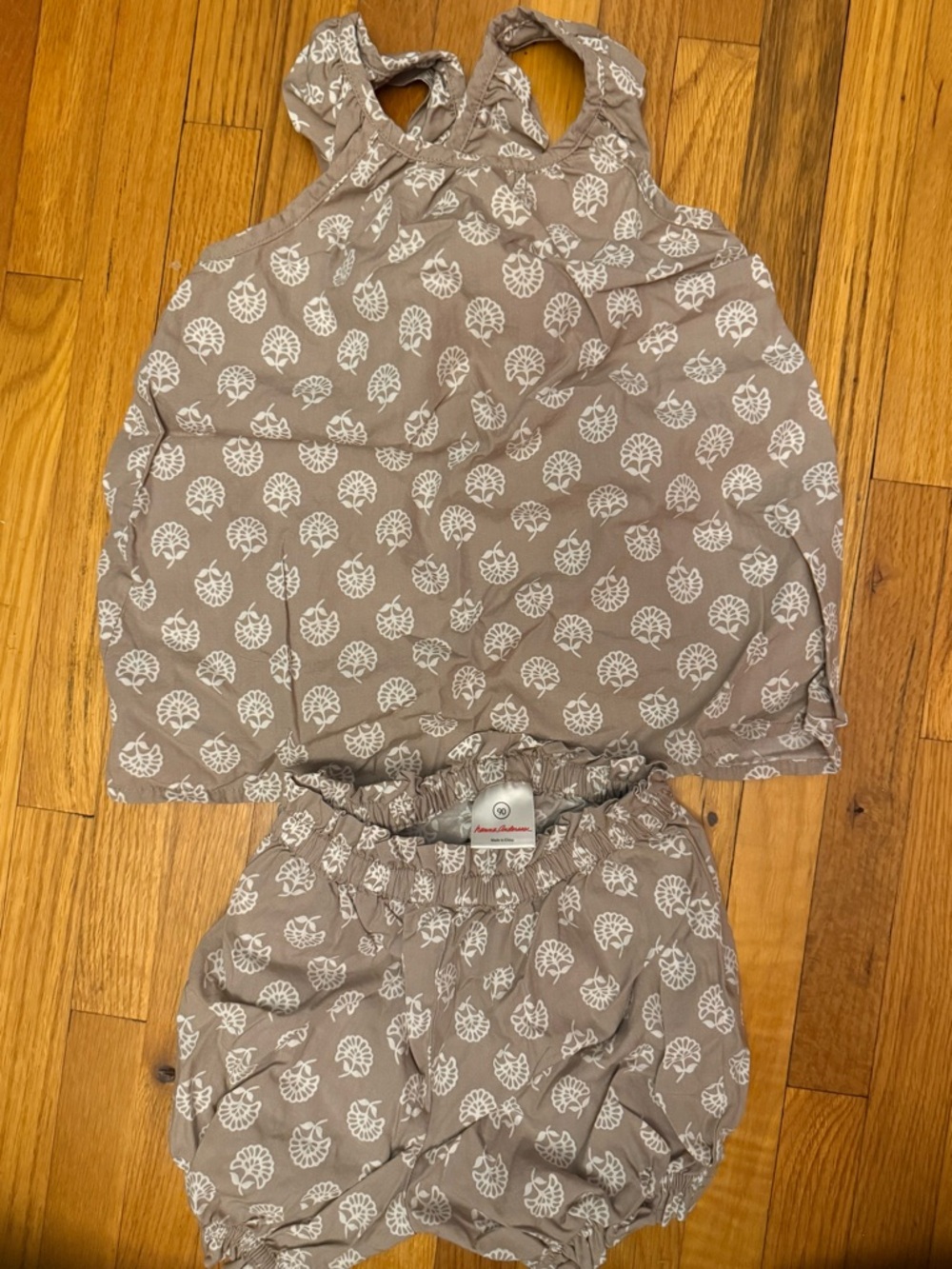 Hanna andersson two piece tank and bloomer set